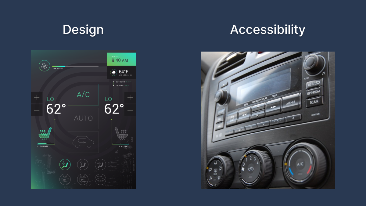 Design Vs Accessibility