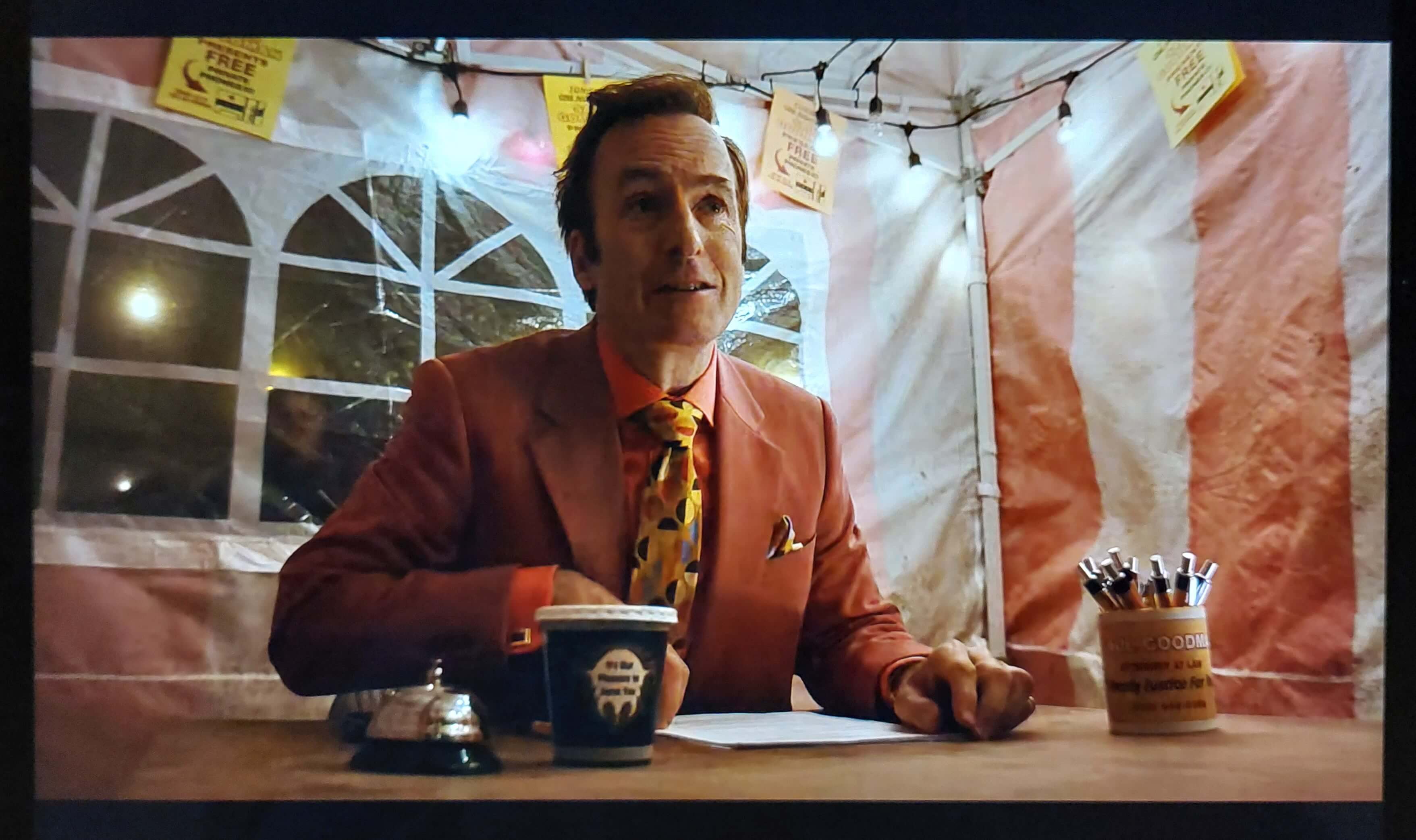 Saul Goodman Speaking To His Clients - Captured from Netflix